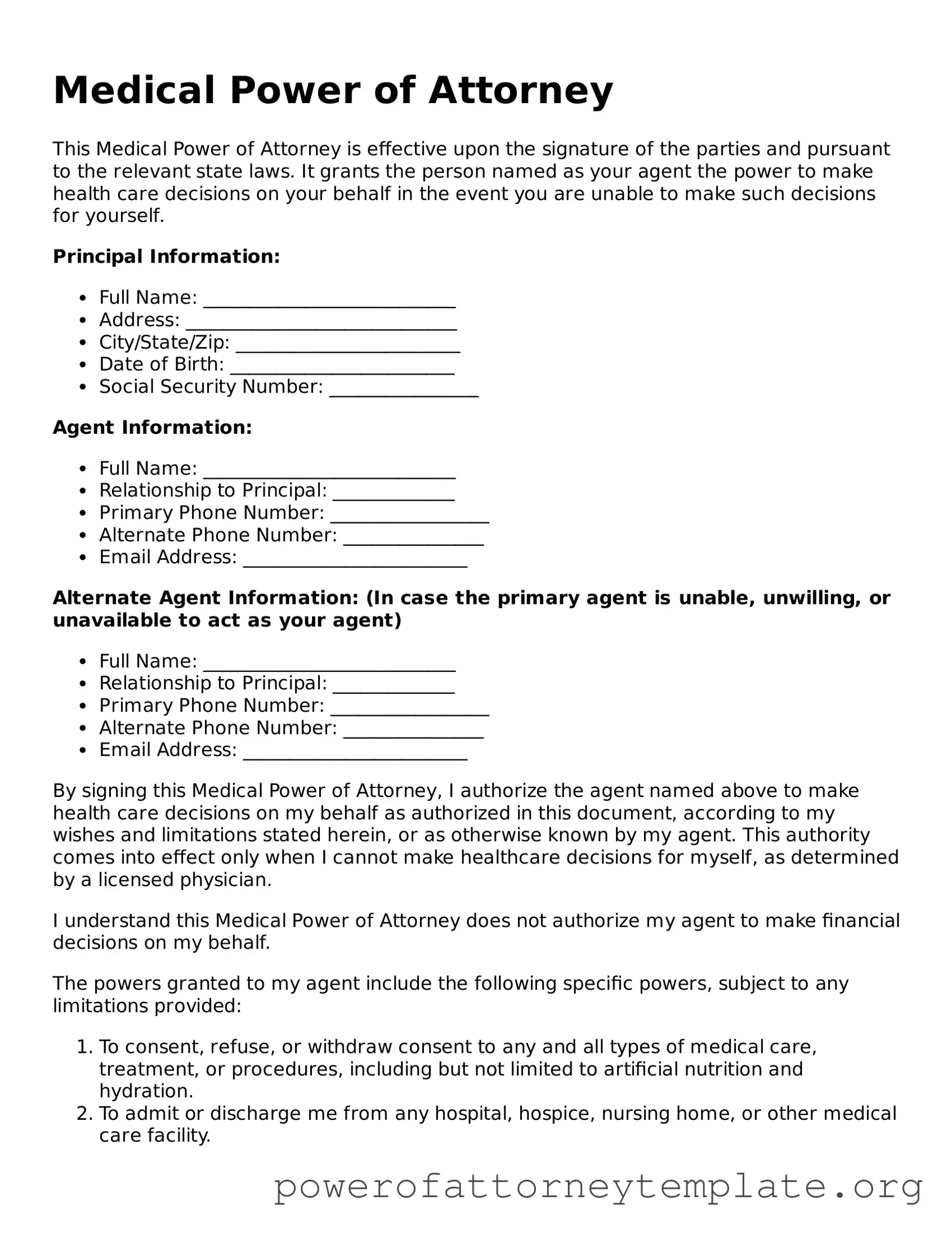 Attorney-Verified Medical Power of Attorney Document