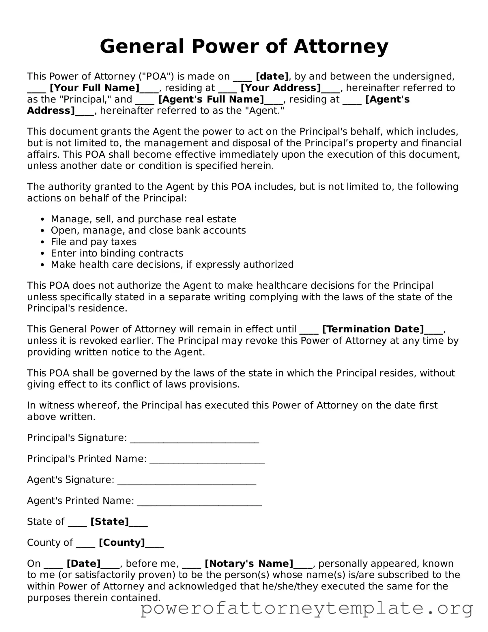 Attorney-Verified Power of Attorney Document
