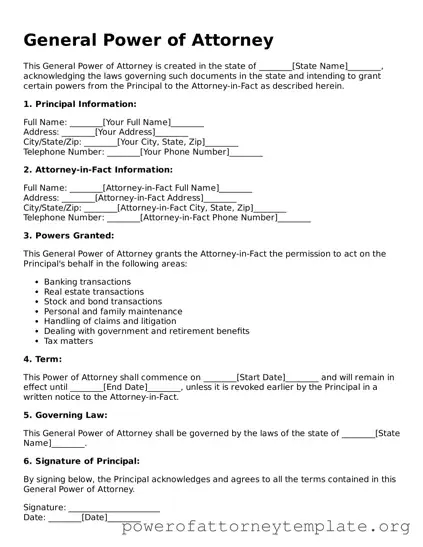 Attorney-Verified General Power of Attorney Document